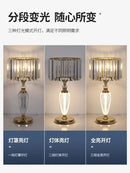 GobekUsa Crystal Desk Lamp: Modern High-End Decorative Bedside Light