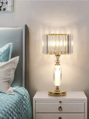 GobekUsa Crystal Desk Lamp: Modern High-End Decorative Bedside Light