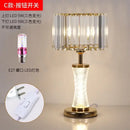 GobekUsa Crystal Desk Lamp: Modern High-End Decorative Bedside Light