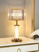 GobekUsa Crystal Desk Lamp: Modern High-End Decorative Bedside Light