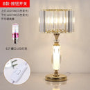 GobekUsa Crystal Desk Lamp: Modern High-End Decorative Bedside Light