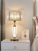 GobekUsa Crystal Desk Lamp: Modern High-End Decorative Bedside Light