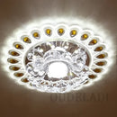 GobekUsa Crystal Glass LED Ceiling Spot Light for Home Decor