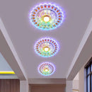 GobekUsa Crystal Glass LED Ceiling Spot Light for Home Decor