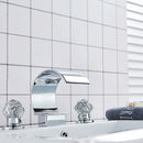 GobekUsa Crystal Handle Gold Basin Faucet Set, Hot Cold Water Mixer Tap