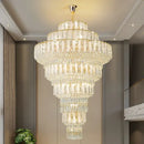 GobekUsa Crystal Hollow Chandelier: Elegant Lighting for European Villa, Hotel Lobby, and Living Room