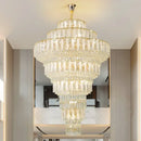 GobekUsa Crystal Hollow Chandelier: Elegant Lighting for European Villa, Hotel Lobby, and Living Room