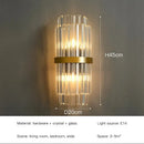 GobekUsa Crystal LED Wall Lamps: Elegant Gold Wall Sconce Lights for Luxury Home Decor