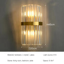 GobekUsa Crystal LED Wall Lamps: Elegant Gold Wall Sconce Lights for Luxury Home Decor
