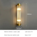 GobekUsa Crystal LED Wall Lamps: Elegant Gold Wall Sconce Lights for Luxury Home Decor