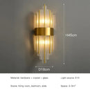 GobekUsa Crystal LED Wall Lamps: Elegant Gold Wall Sconce Lights for Luxury Home Decor