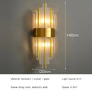 GobekUsa Crystal LED Wall Lamps: Elegant Gold Wall Sconce Lights for Luxury Home Decor