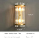 GobekUsa Crystal LED Wall Lamps: Elegant Gold Wall Sconce Lights for Luxury Home Decor