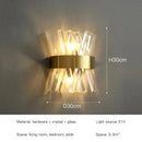 GobekUsa Crystal LED Wall Lamps: Elegant Gold Wall Sconce Lights for Luxury Home Decor