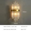 GobekUsa Crystal LED Wall Lamps: Elegant Gold Wall Sconce Lights for Luxury Home Decor