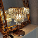 GobekUsa Crystal Table Decor Lamp 3000K E14 Bulb Desk Light for Bedside Office