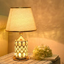 GobekUsa Crystal Table Lamp: Elegant Bedroom Nightstand Light for Warm & Romantic Ambiance