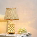 GobekUsa Crystal Table Lamp: Elegant Bedroom Nightstand Light for Warm & Romantic Ambiance