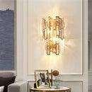 GobekUsa Elegant Crystal Wall Lamp for Living Room, Bedroom, and Aisle Lighting