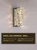 GobekUsa Crystal Wall Lamp: Elegant Living Room TV Background Bedroom Bedside Light