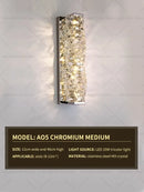 GobekUsa Crystal Wall Lamp: Elegant Living Room TV Background Bedroom Bedside Light