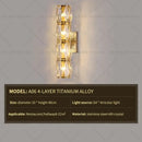 GobekUsa Crystal Wall Lamp: Elegant Living Room TV Background Bedroom Bedside Light