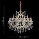 GobekUsa Crystal Candle Chandelier: Elegant LED Pendant Lamps for Home, Hotel, Villa Hall