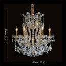 GobekUsa Crystal Candle Chandelier: Elegant LED Pendant Lamps for Home, Hotel, Villa Hall