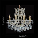 GobekUsa Crystal Candle Chandelier: Elegant LED Pendant Lamps for Home, Hotel, Villa Hall