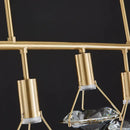 GobekUsa Diamond Crystal Pendant Light for Living Dining Room Décor