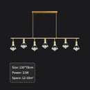 GobekUsa Diamond Crystal Pendant Light for Living Dining Room Décor