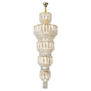 GobekUsa Duplex Villa Crystal Light Chandelier Spiral Staircase Building Elegant Transparency