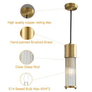 GobekUsa Glass Shade Pendant Lights for Kitchen Island & Dining Room