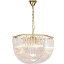 GobekUsa Art Glass Tube Pendant Chandelier Dining Room Hanging Lamp