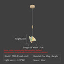 GobekUsa Butterfly Stairs Bar Hanging Wire Pendant Light