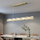 GobekUsa Elegant LED Crystal Chandelier for Dining Room and Kitchen Lighting