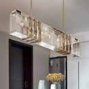 GobekUsa Elegant Gold Lustre Pendant Light for Dining Room Decor