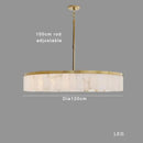 GobekUsa Gold Marble Ceiling Pendant Light Round Elegant Luxury Hanging Lamp