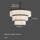 GobekUsa Gold Marble Ceiling Pendant Light Round Elegant Luxury Hanging Lamp