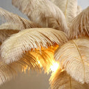 GobekUsa Elegant Ostrich Feather Floor Lamp for Home Decor & Lighting