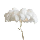 GobekUsa Elegant Ostrich Feather Floor Lamp for Home Decor & Lighting