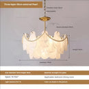 GobekUsa French Chandelier Garden Light with K9 Crystal | Elegant Pearl Shell Design