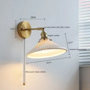 GobekUsa Ceramic LED Wall Light for Home Indoor Decor Bedroom Bathroom Mirror