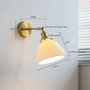 GobekUsa Ceramic LED Wall Light for Home Indoor Decor Bedroom Bathroom Mirror