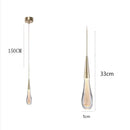 GobekUsa Crystal Glass LED Pendant Lights for Restaurant, Bar & Staircase