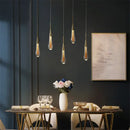 GobekUsa Crystal Glass LED Pendant Lights for Restaurant, Bar & Staircase