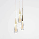 GobekUsa Crystal Glass LED Pendant Lights for Restaurant, Bar & Staircase