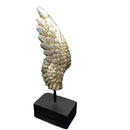 GobekUsa Elegant Angel Wings Resin Sculpture Table Decor for Home and Office