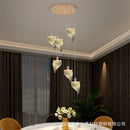 GobekUsa Elegant Acrylic Chandelier for Duplex Apartment Living Room and Dining Hall
