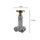 GobekUsa Clear Crystal Geometric Candle Holder for Home Decoration